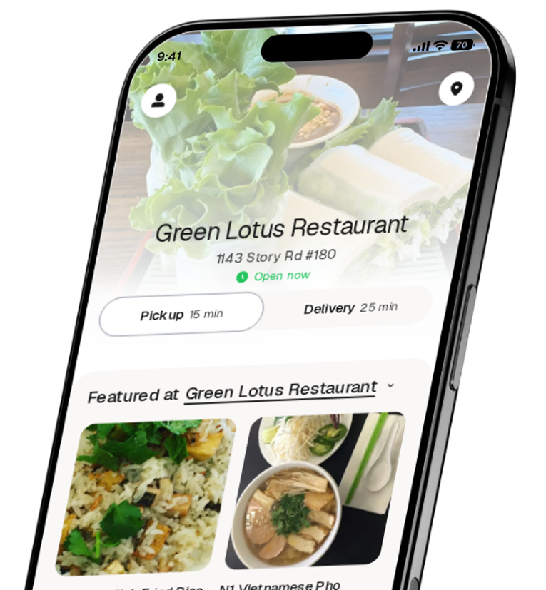 Green Lotus Restaurant app preview