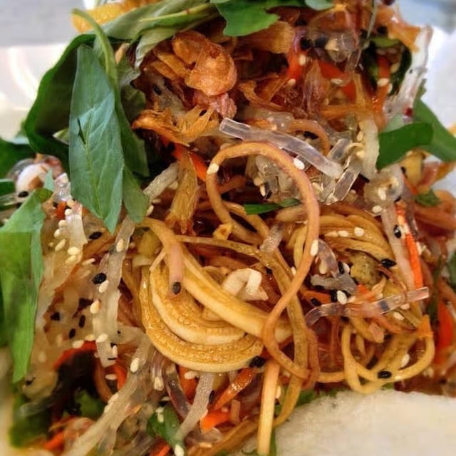 Banana Flower Salad.